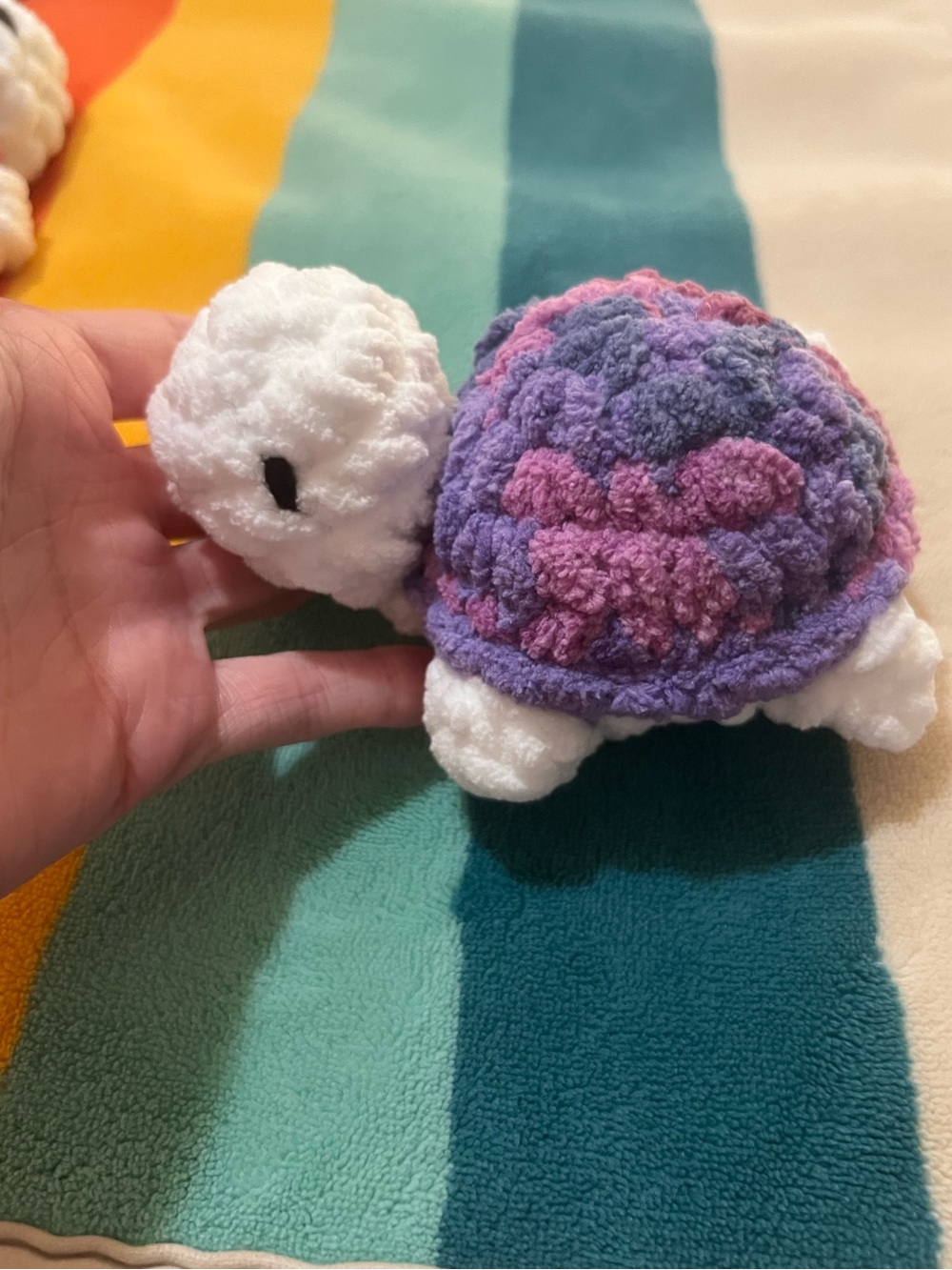 Plush Crocheted Turtle 🐢 - Picture 2 of 6